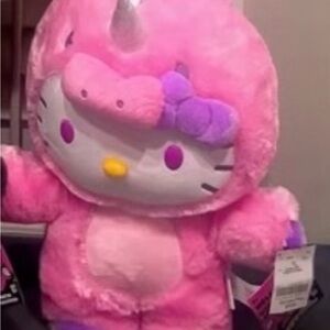 Hello Kitty Pink and Purple Halloween Unicorn Greeter